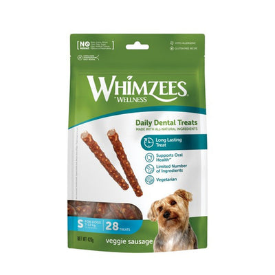 Whimzees Veggie Sausages Small 28pk
