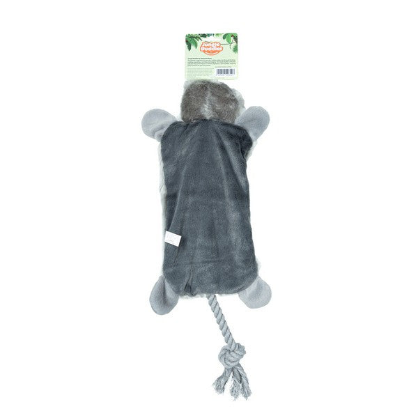 Animal Instincts Jungle Buddies Plush Hippo with Rope Toy