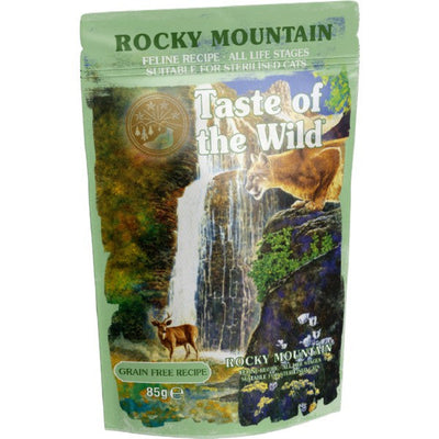 Taste Of The Wild Rocky Mountain Chunks and Gravy Cat Pouch 12x85g