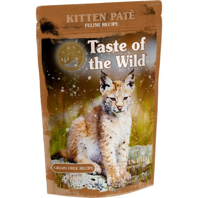 Taste Of The Wild Kitten Pate Wet Cat Pouch 12x85g