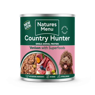 Country Hunter Wild Venison with Superfood cans 6 x 400g
