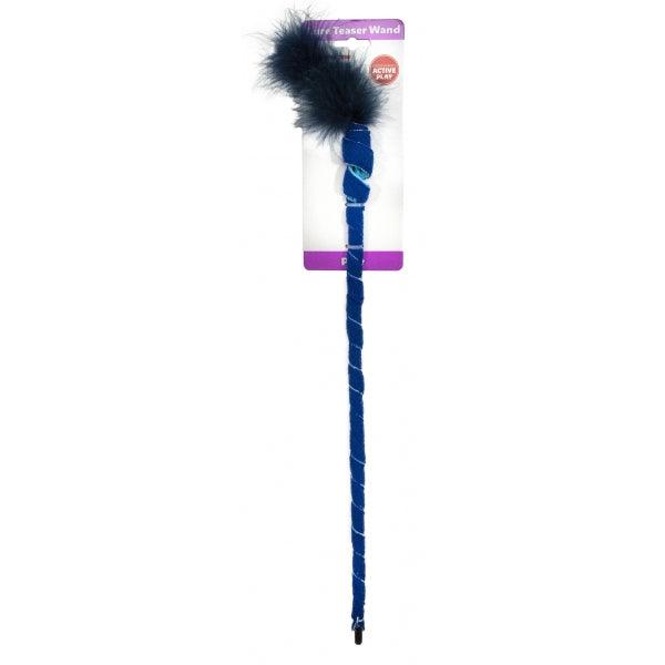 Rosewood LURE TEASER WAND BLU - Ormskirk Pets