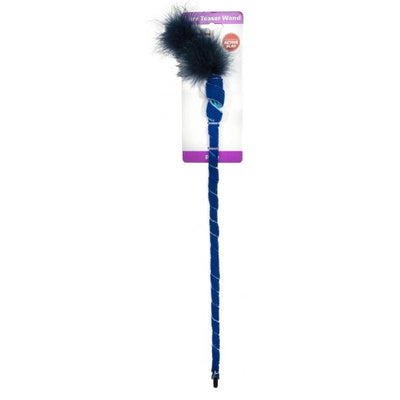 Rosewood LURE TEASER WAND BLU - Ormskirk Pets