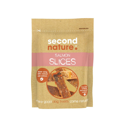Second Nature Dog Treats Salmon Slices 90g
