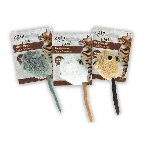 All For Paws Lamb Wooly Mouse Mixed Colours - Ormskirk Pets