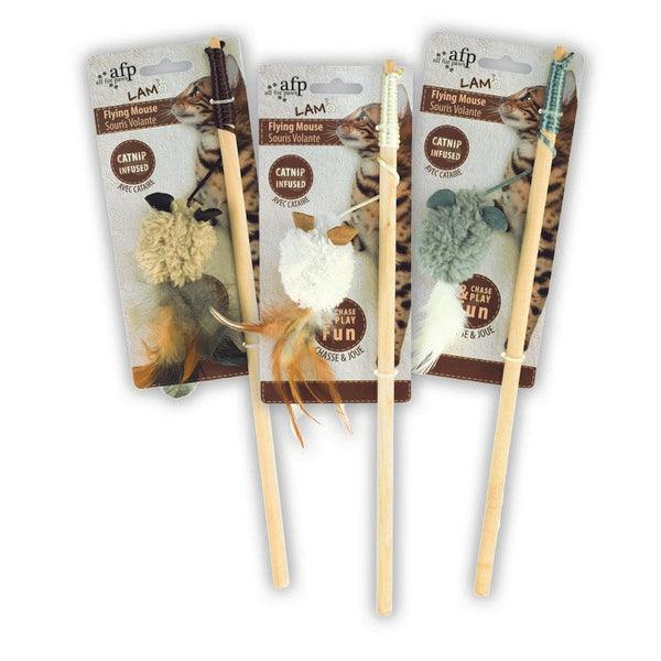 All For Paws Lamb Flying Mouse Mixed Colours (SNG) - Ormskirk Pets