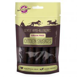 Hypoallergenic Grain Free Chicken Sausages 100g - Ormskirk Pets