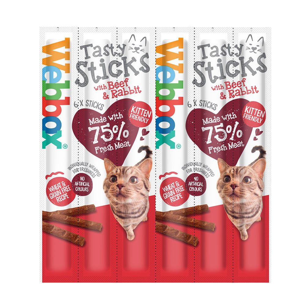 Webbox Cats Delight Beef & Rabbit 6pk