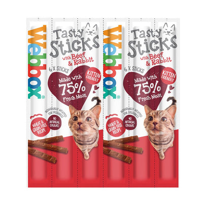 Webbox Cats Delight Beef & Rabbit 6pk