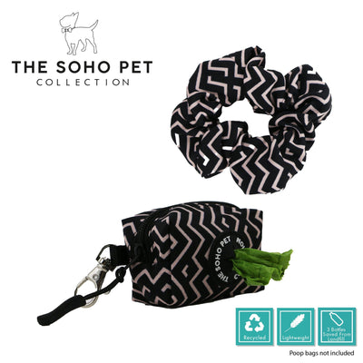 Ancol Zig Zag Patterned Poop Bag and Scrunchie - Ormskirk Pets