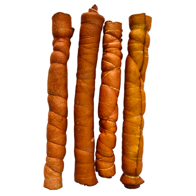 Healthy Paws Buffalo 8 Inch White Roll Smoked 10pcs Bag