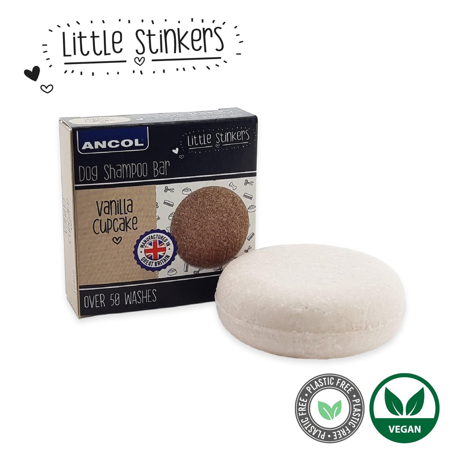 Ancol Little Stinkers Vanilla Shampoo Bar - Ormskirk Pets