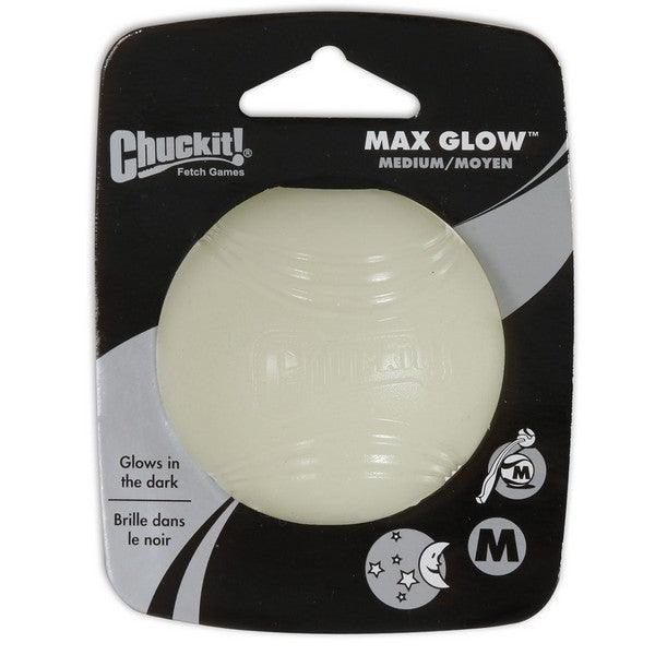 Chuckit! Max Glow Ball 1 Pack Medium 6.5cm - Ormskirk Pets
