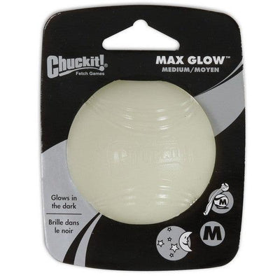 Chuckit! Max Glow Ball 1 Pack Medium 6.5cm - Ormskirk Pets
