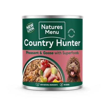 Natures Menu Country Hunter Pheasant & Goose with Superfoods 600g x 6