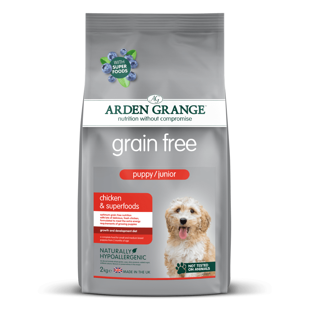 Arden Grange Puppy/Junior Grain Free Chicken Superfoods, 2KG - Ormskirk Pets