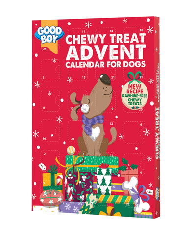 Good Boy Chewy Treat Advent Rawhide Free Calendar For Dogs 60g