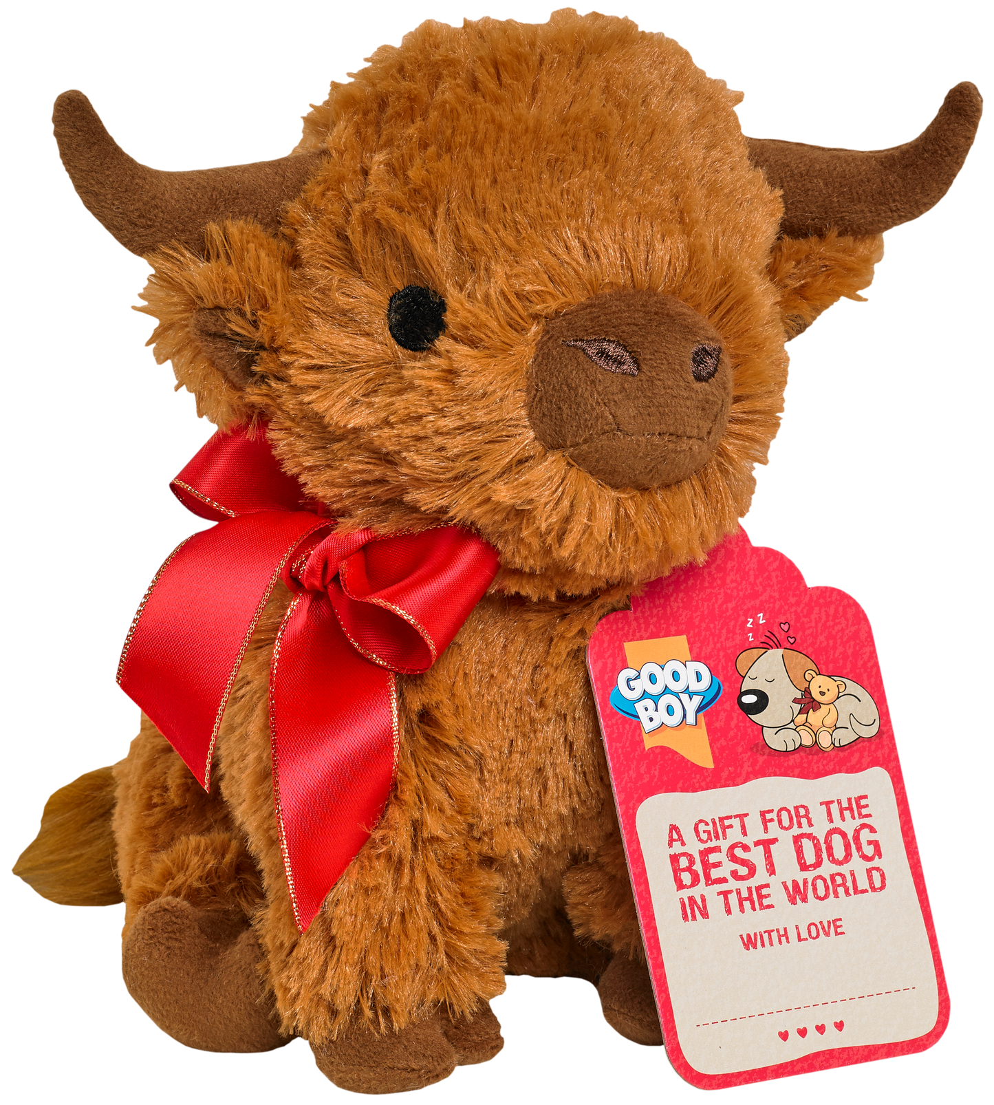 Good Boy Gift Highland Cow Small 8" Plush Toy