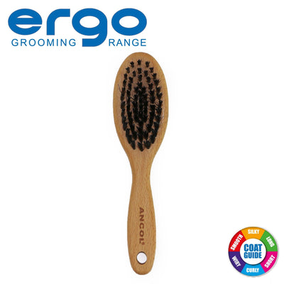 Ancol Wood Handle Soft Bristle Brush - Ormskirk Pets