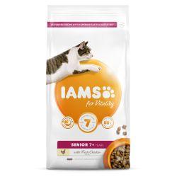IAMS for Vitality Senior Cat Food with Fresh chicken 2kg - Ormskirk Pets