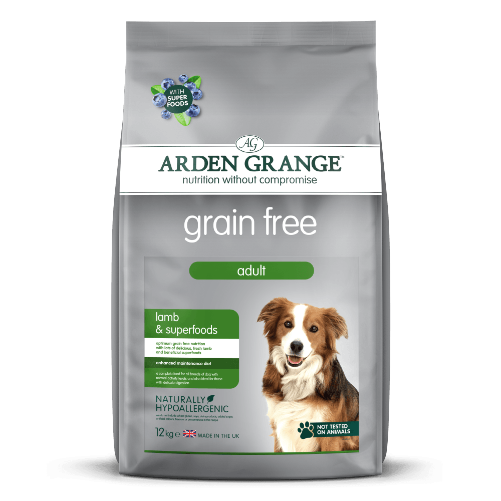 Arden Grange Dog Adult Grain Free Lamb Superfoods 12kg - Ormskirk Pets