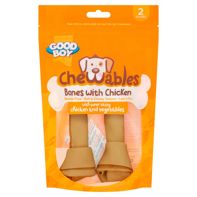 Good Boy Chewables Chicken Medium Bones 2 Pack 158g