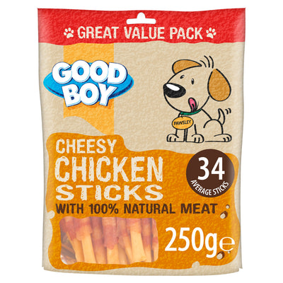 Good Boy Cheesy Chicken Sticks 250g
