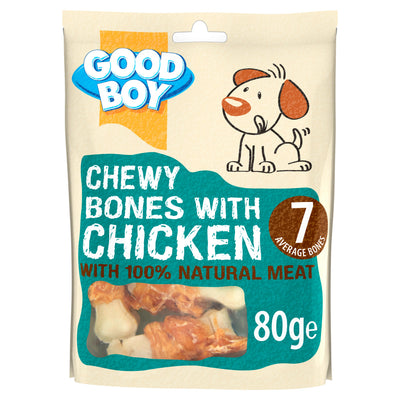 Good Boy Chewy Bones with Chicken 80g