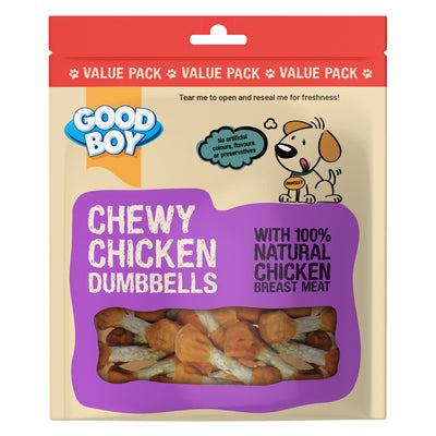 Good Boy Chewy Chicken Dumbbells 350g