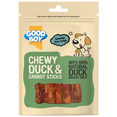 Good Boy Chewy Duck & Carrot Sticks 90g