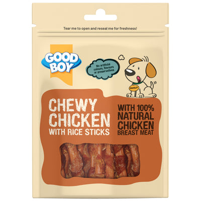Good Boy Chewy Chicken And Rice Sticks 90g