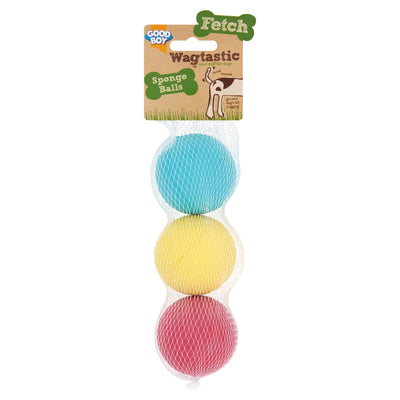 Good Boy Sponge Ball 3pk