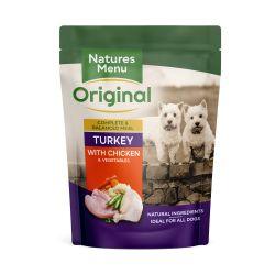 Natures Menu Original Turkey with Chicken & Vegetables - 8 x 300g - Ormskirk Pets