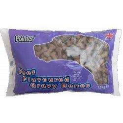 Pointer Gravy Bones Beef 1.5kg - Ormskirk Pets