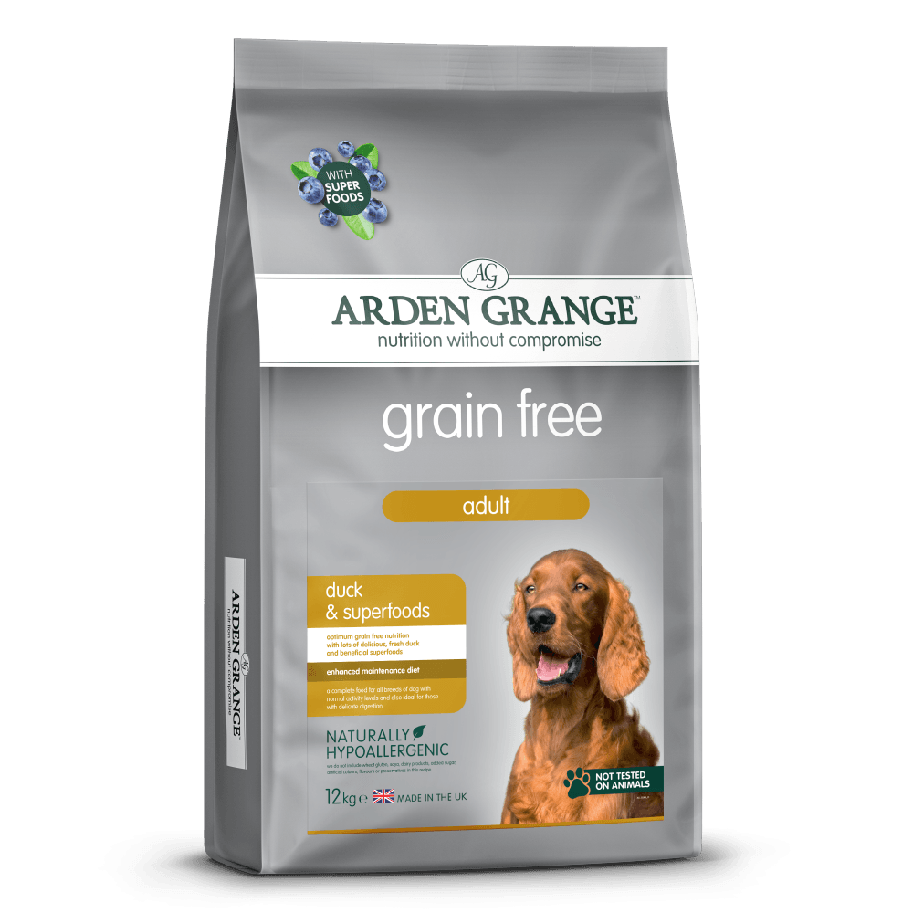 Arden Grange Dog Adult Grain Free Duck Superfoods 12kg - Ormskirk Pets