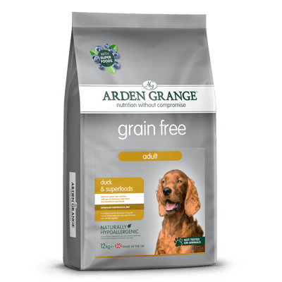 Arden Grange Dog Adult Grain Free Duck Superfoods 12kg - Ormskirk Pets