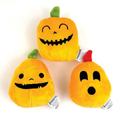 Halloween Pumpking Dog Toy 3Pk