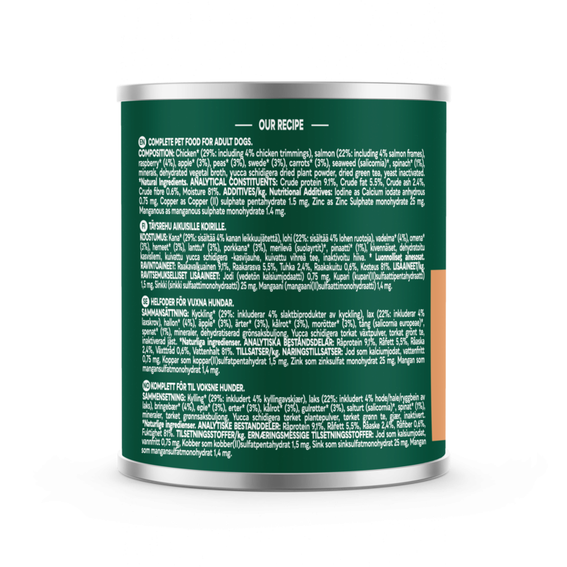 Natures Menu Country Hunter Salmon & Chicken with Superfoods 600g x 6