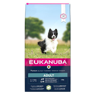 Eukanuba Dog Adult Lamb & Rice Small & Medium Breed 12kg - Ormskirk Pets
