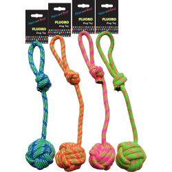 Hemm & Boo Fluro Rope Toy Long