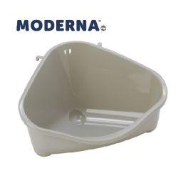 Moderna Corner Litter Tray Small Warm Grey Sml - Ormskirk Pets
