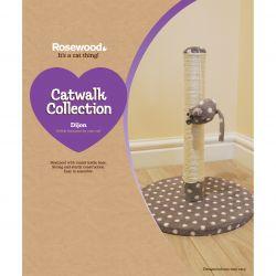 Rosewood Dijon Grey/Cream Cat Post - Ormskirk Pets