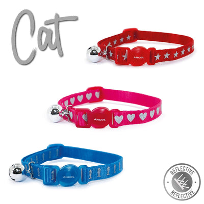 Ancol Reflective Blue Fish Cat Collar - Ormskirk Pets