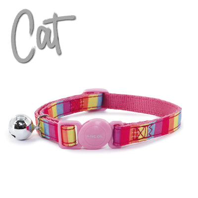 Ancol Pink Rainbow Cat Collars - Ormskirk Pets