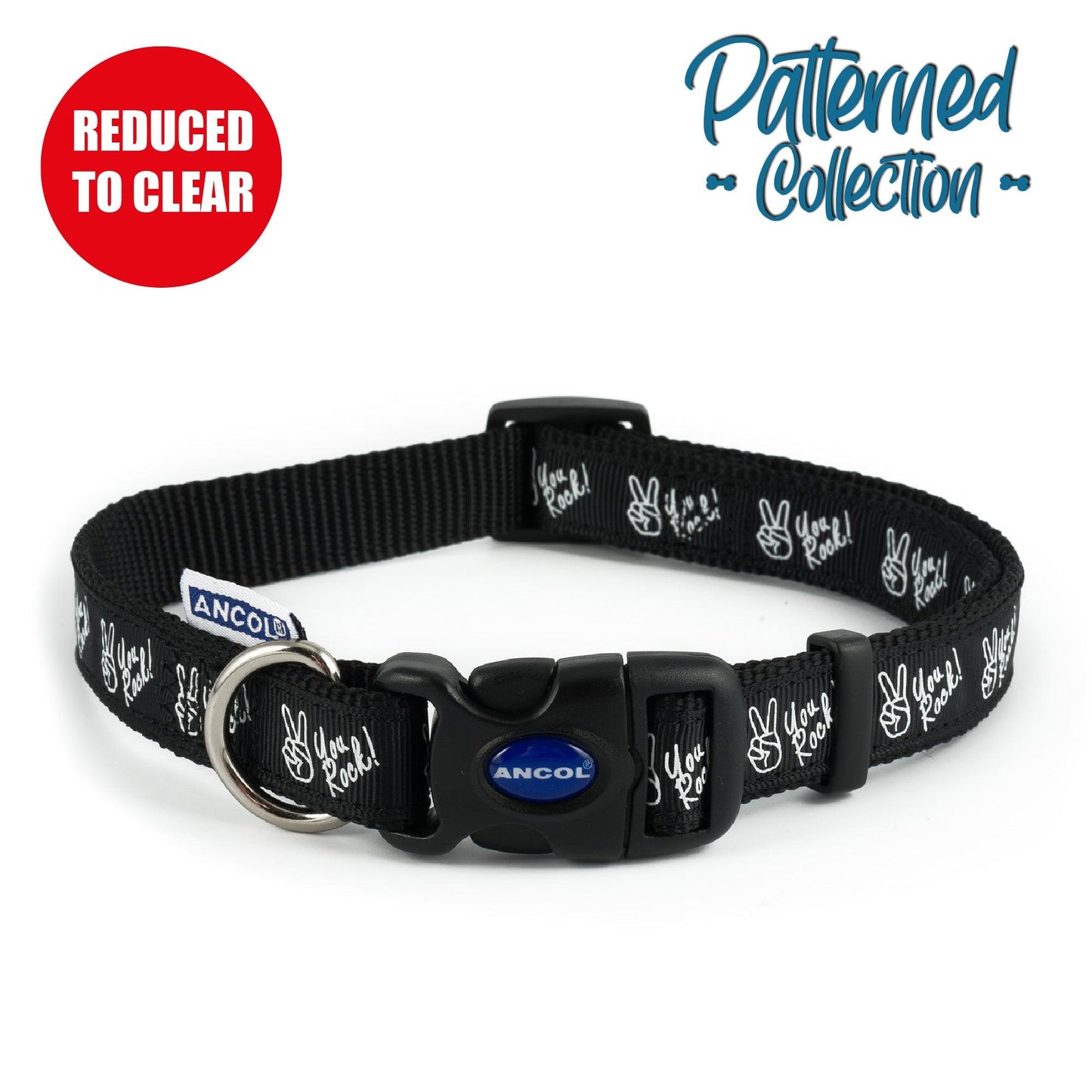 Ancol You Rock Collar 30-50cm Size 2-5 - Ormskirk Pets