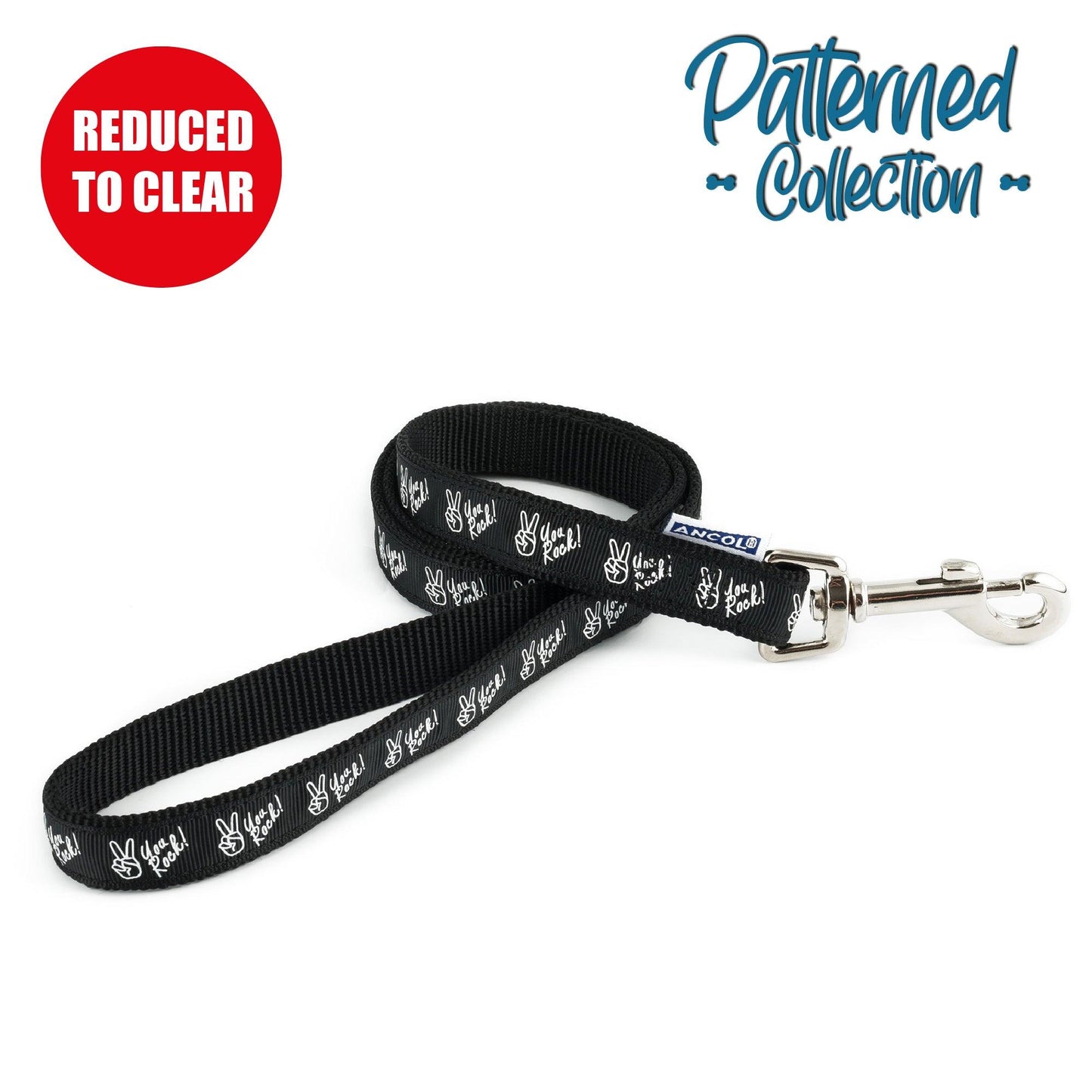 Ancol You Rock Lead 1mx19mm - Ormskirk Pets