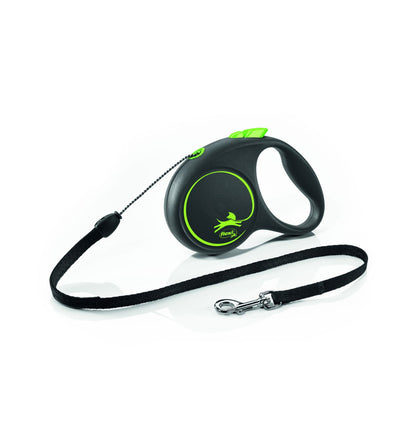 Flexi Black Design Cord S Green 5m 1-12kg