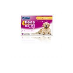 Johnson's 4fleas Large Dog Tabs 6tabs - Ormskirk Pets