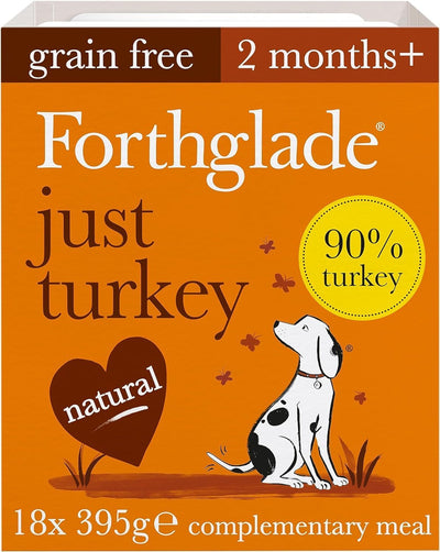 Forthglade Just Turkey Grain Free 395g x 18