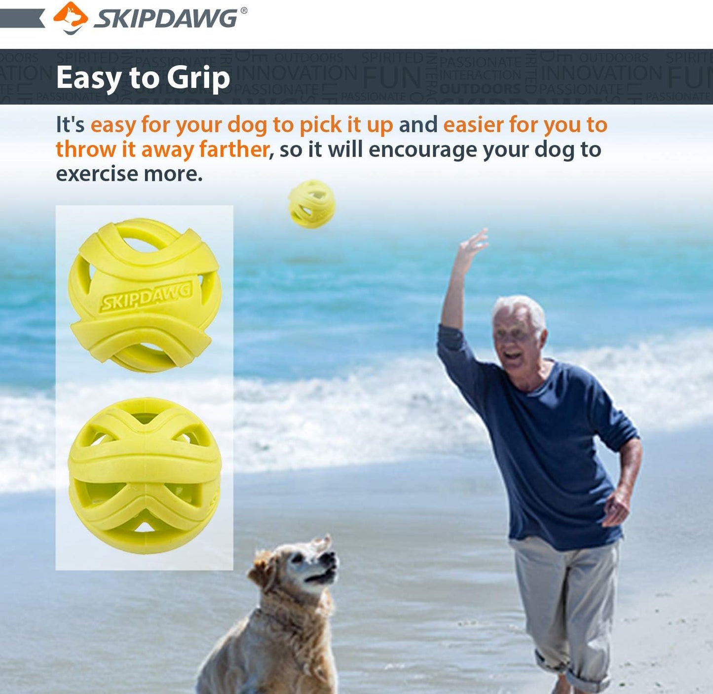 Skipdawg Breezy Ball 2pk